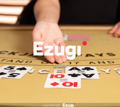 Chơi game đánh bài Xì dách Ezugi kiếm tiền trực tuyến an toàn 100%